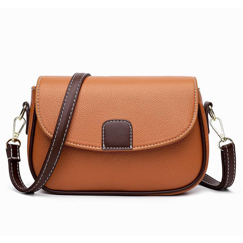 Versatile Women's Flap Shoulder Bag - Small Square Crossbody Style