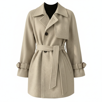 Women’s Trench Coat – Classic Belted Design