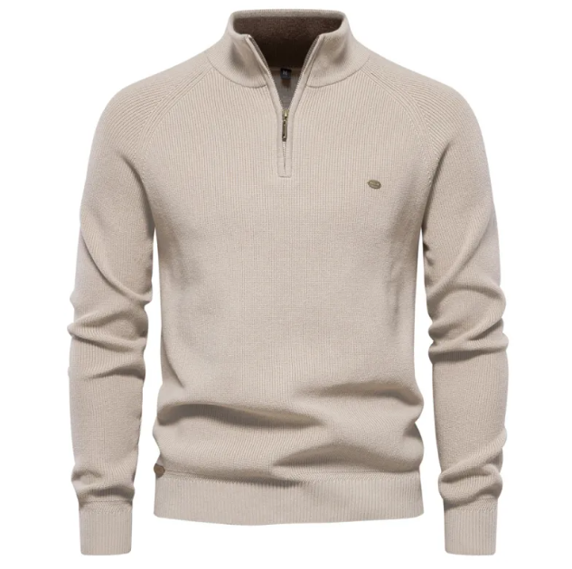 Men’s Half-Zip Turtleneck Sweater