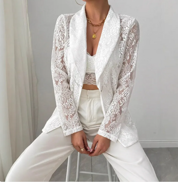 Women’s Lace Blazer – Lightweight and Elegant Design